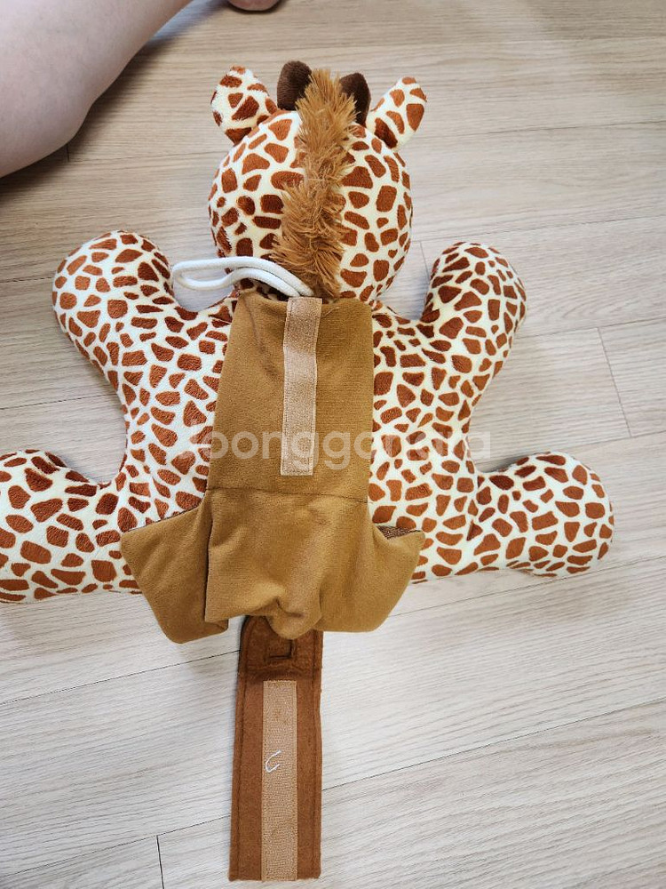 뒷보기 후방거울 기린인형--1