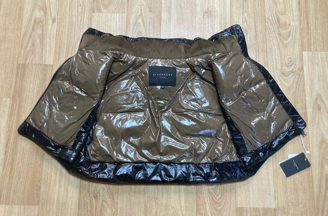 새제품 ) 택포 여성66 세인트앤드류스 크롭패딩조끼 이미지