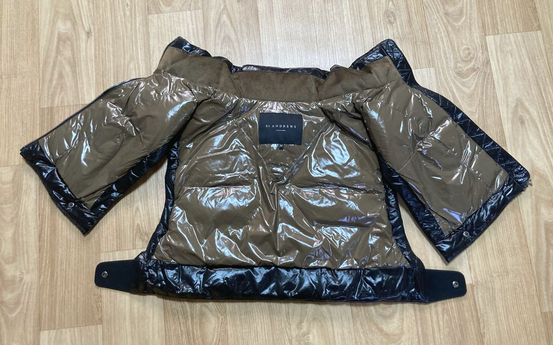 새제품 ) 택포 여성66 세인트앤드류스 크롭패딩조끼 이미지