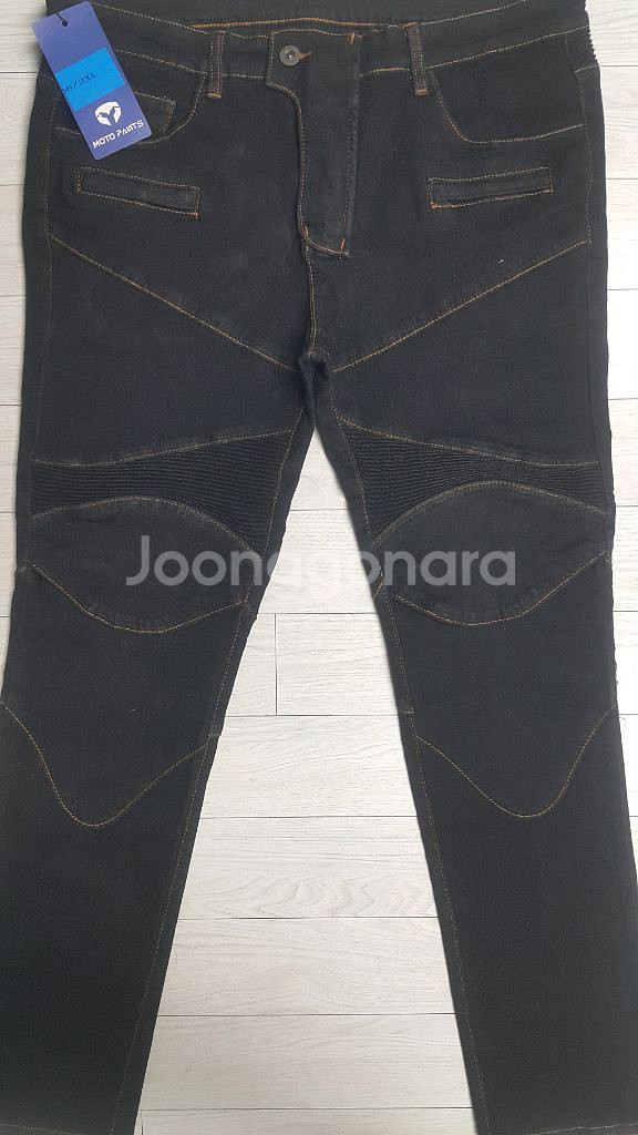 모토팬츠(사방스판) 오토바이청바지 36인치 새상품!--1