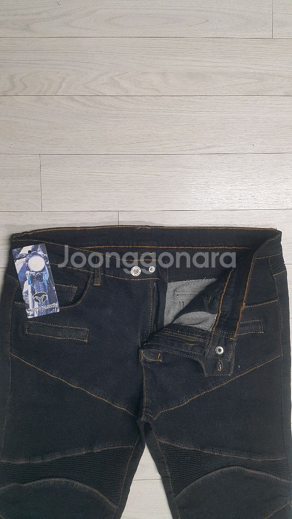 모토팬츠(사방스판) 오토바이청바지 36인치 새상품!--3