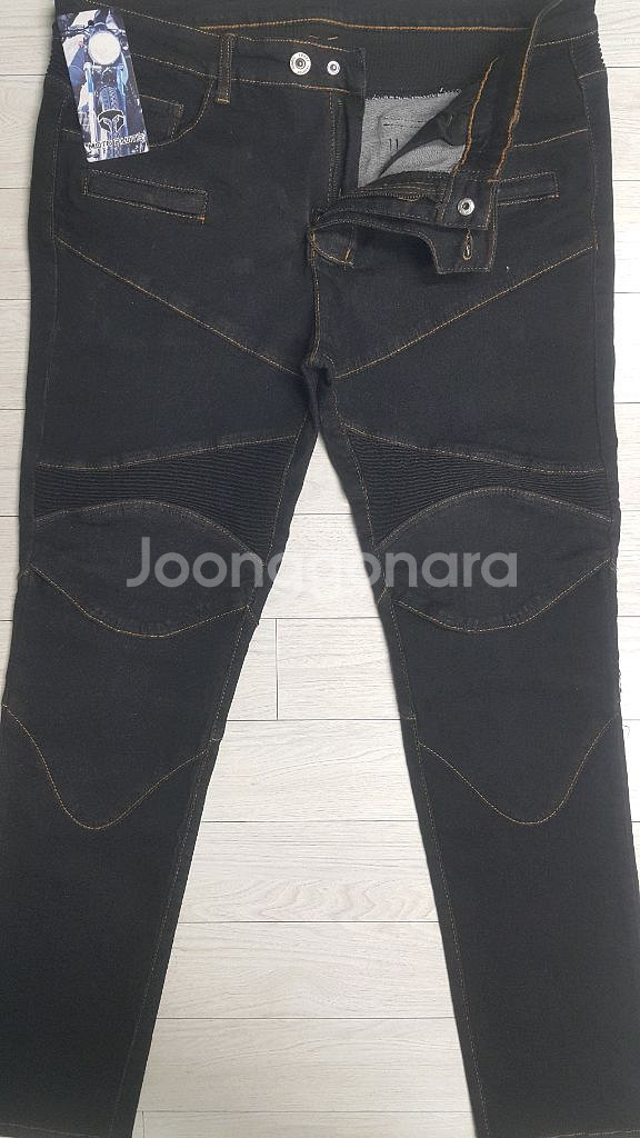 모토팬츠(사방스판) 오토바이청바지 36인치 새상품!--1