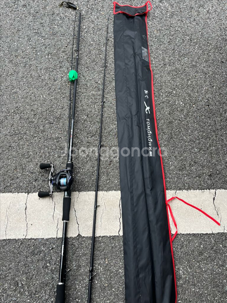 다이와 쏠티스트tw100xhl릴 마리수 로드 팝니다--6