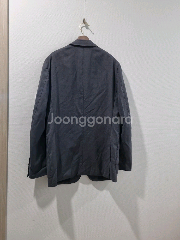 한섬 시스템 차콜 그레이 블레이저 자켓--3