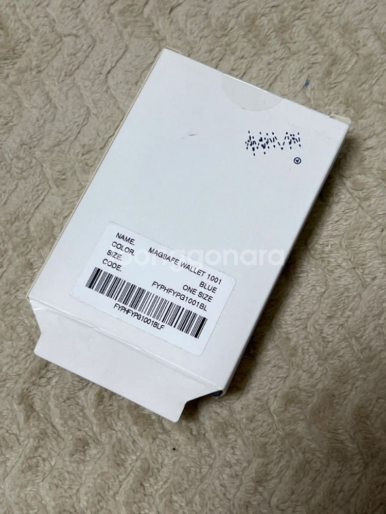 아더에러 아이폰 맥세이프 월렛 제트블루 새상품--1