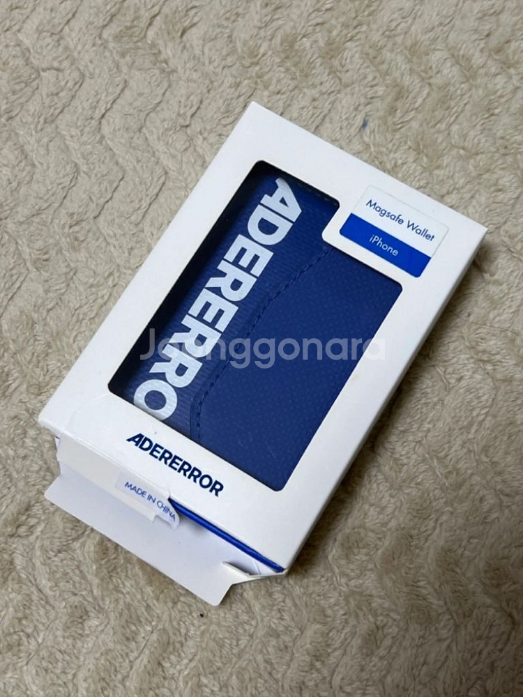 아더에러 아이폰 맥세이프 월렛 제트블루 새상품--0