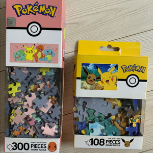 직소퍼즐-300피스 피카츄와 친구들+108피스 피카츄와