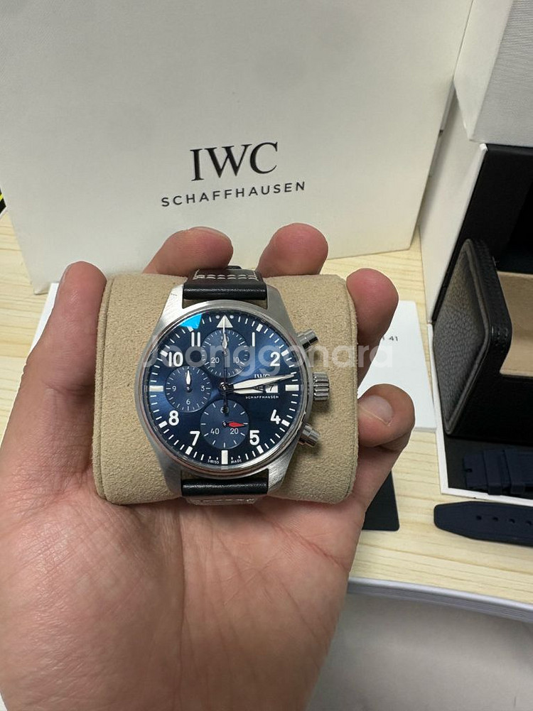 IWC 파일럿크로노그래프 41 청판시계 판매,교환--1