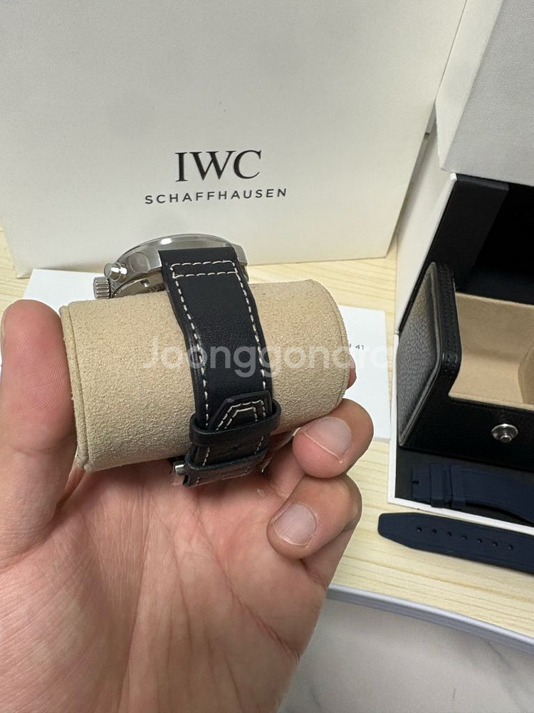 IWC 파일럿크로노그래프 41 청판시계 판매,교환--5