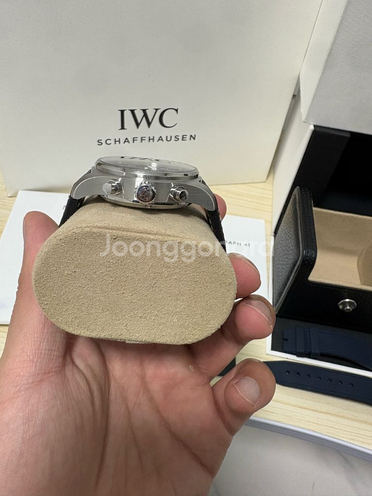 IWC 파일럿크로노그래프 41 청판시계 판매,교환--4