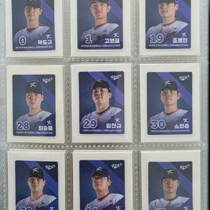 KBO 띠부씰 완성본 215종 판매