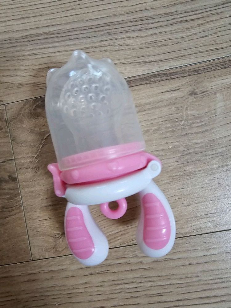 플렉사 우유 홀더. 더블하트 치발기. 유아과일망--5