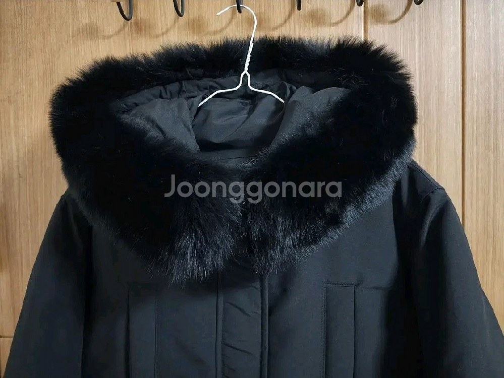 (55)여성 올리브데올리브 폭스퍼 야상 다운 패딩--2