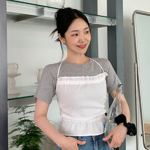 뷔스티에 스트랩 나시