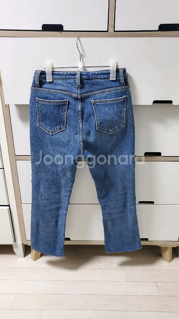 [M]여성-스판 융기모 일자청바지(중청)--1