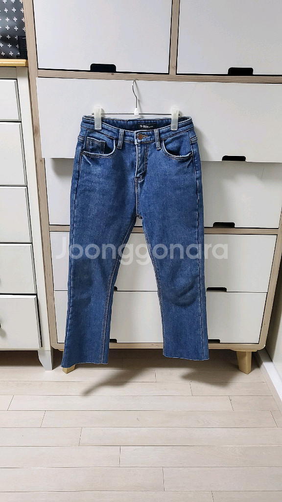 [M]여성-스판 융기모 일자청바지(중청)--0