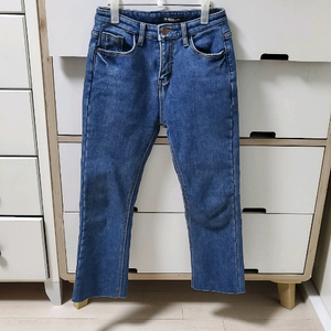 [M]여성-스판 융기모 일자청바지(중청)