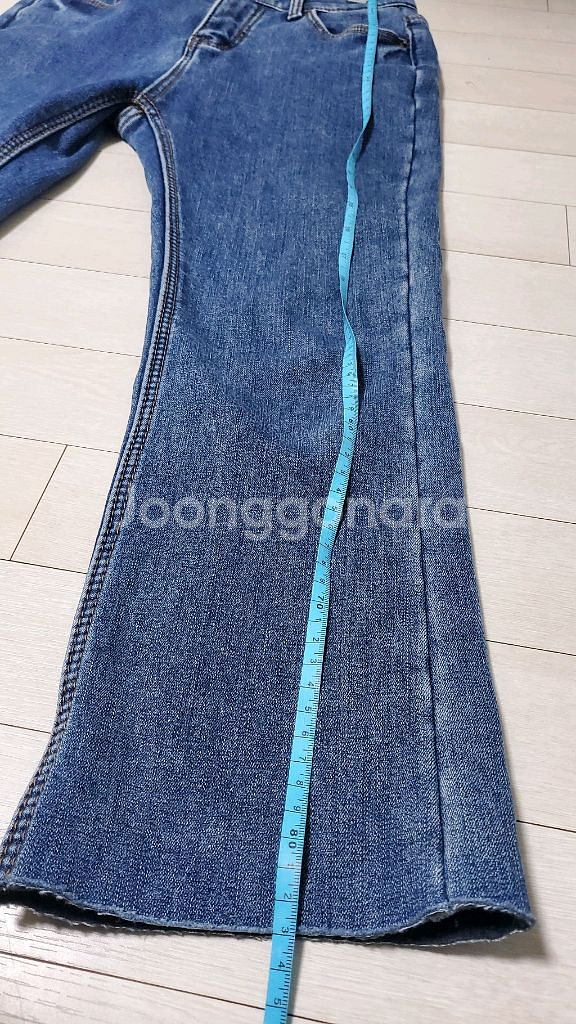 [M]여성-스판 융기모 일자청바지(중청)--5