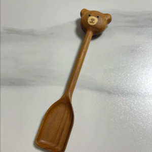 곰돌이 나무스푼(새제품)