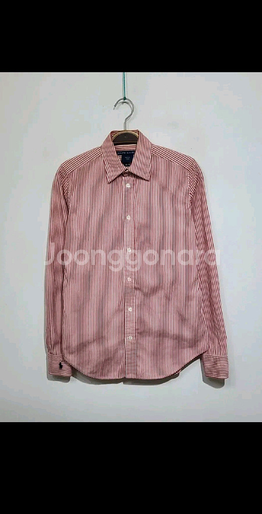 (M) 랄프로렌 폴로 셔츠 스트라이프 남방 캐주얼--0