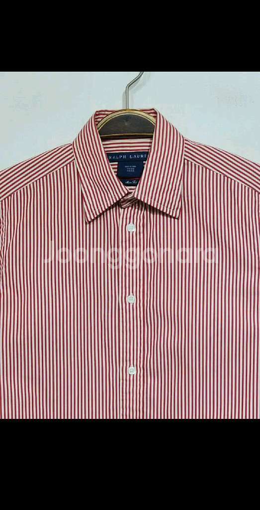 (M) 랄프로렌 폴로 셔츠 스트라이프 남방 캐주얼--1