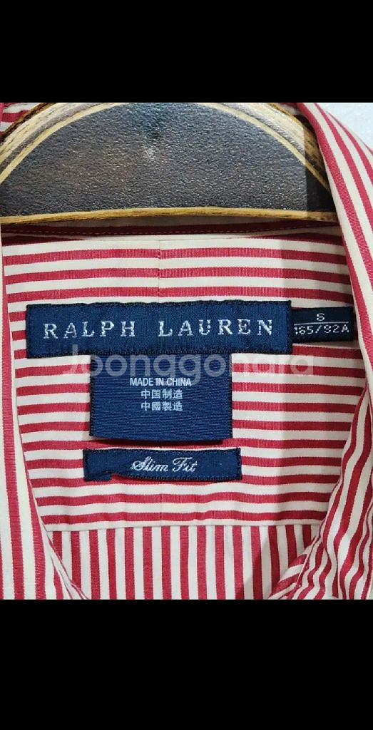 (M) 랄프로렌 폴로 셔츠 스트라이프 남방 캐주얼--2