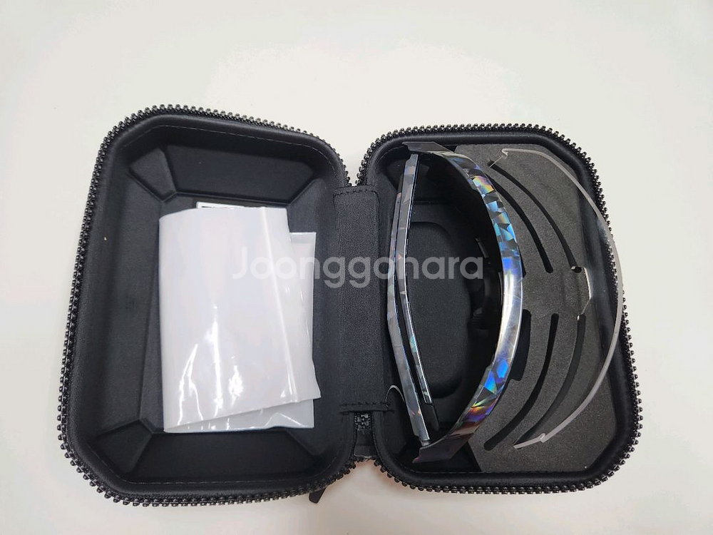 100% S3 블랙 홀로그래픽 하이퍼 블루 고글--7