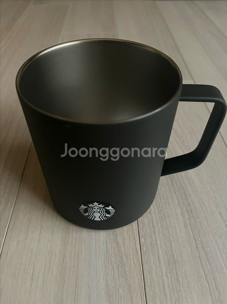 스타벅스 SS 블랙 데비 머그--0