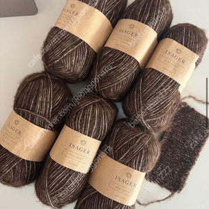 이사거 에코소프트 6볼 일괄 수입뜨개실 털실정리