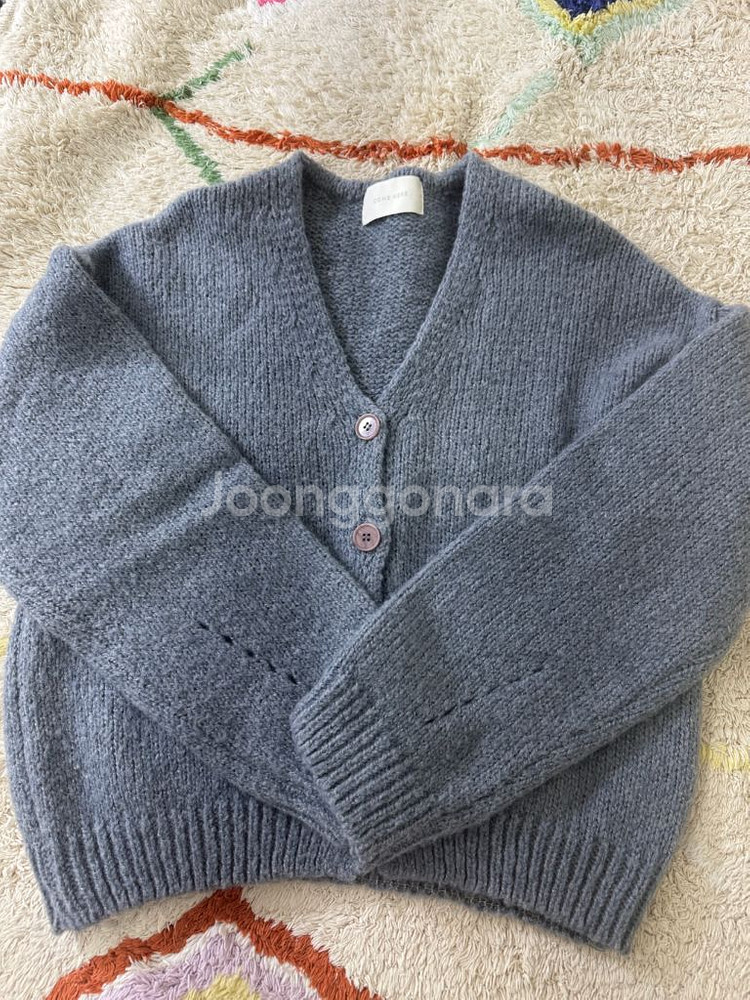 미뉴에트 소프트블루 가디건--1