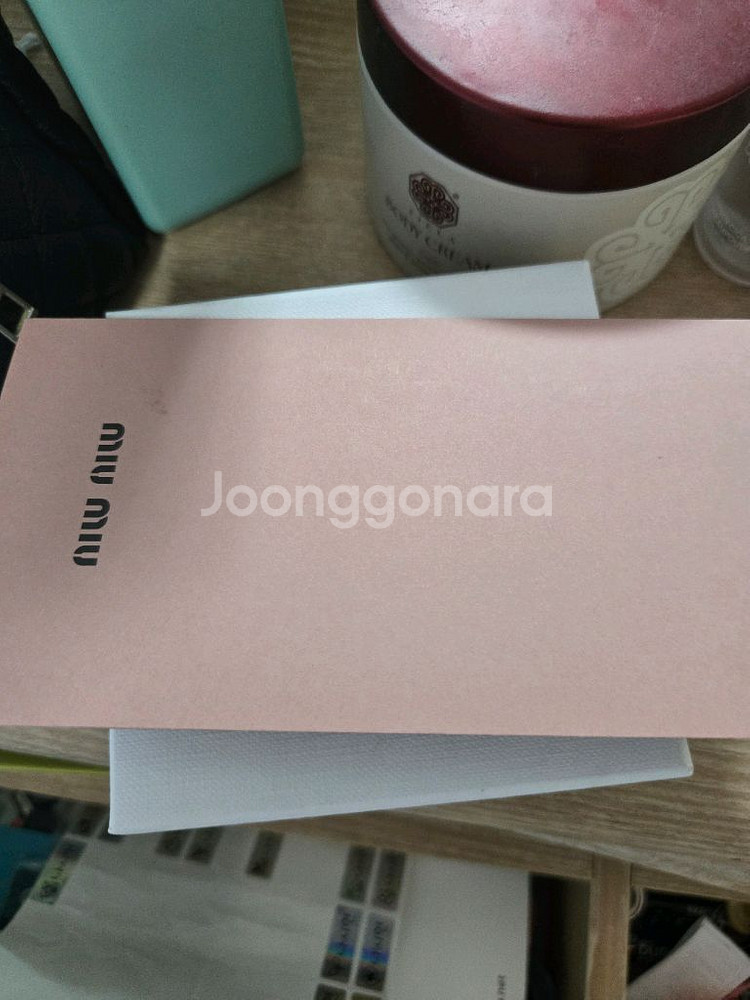 정품미우미우크리스탈헤어핀 주말만30만--2