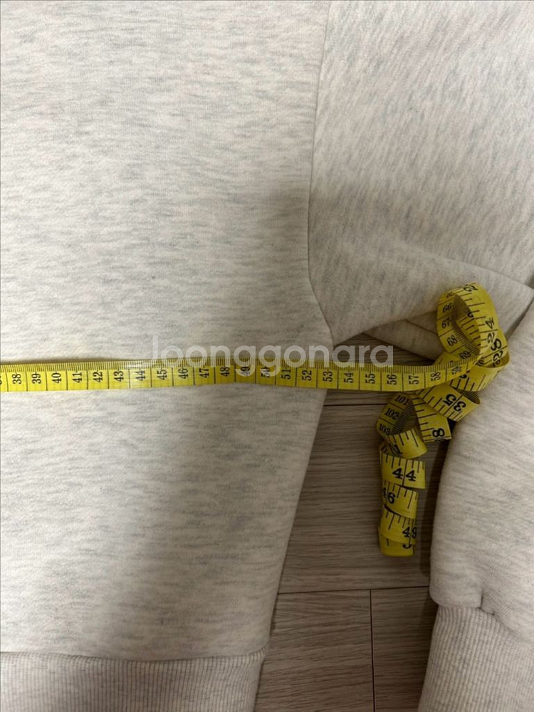 기모 크롭 집업 (새상품)--6