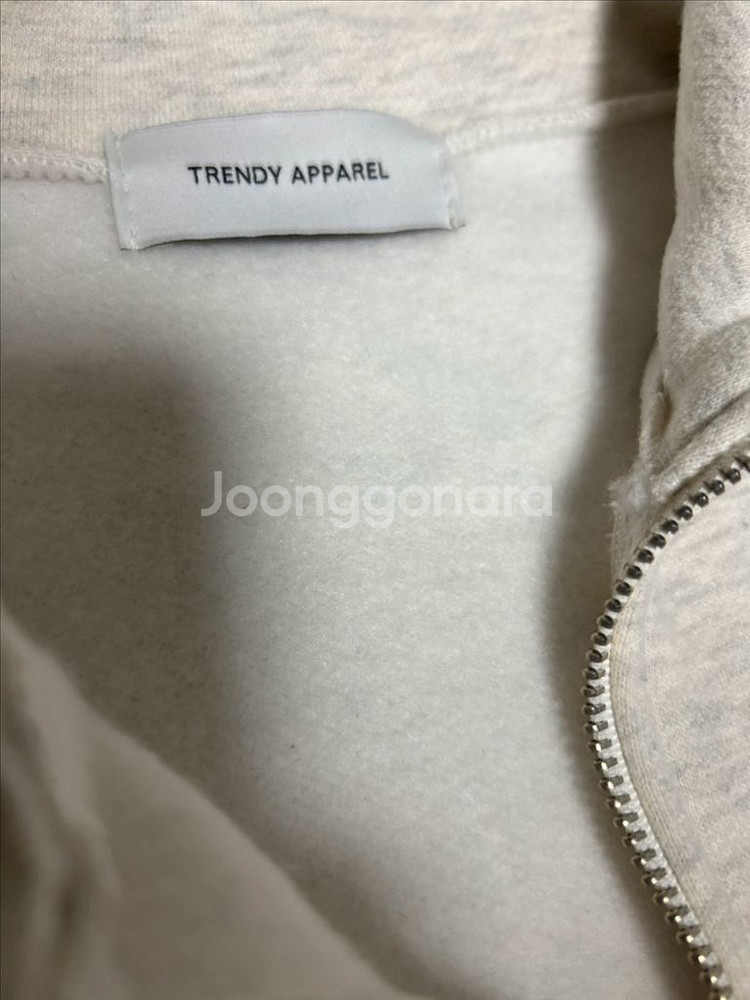 기모 크롭 집업 (새상품)--4