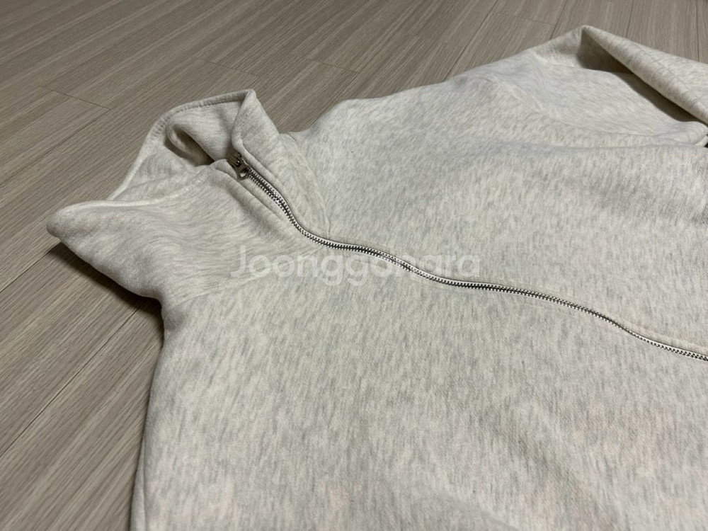 기모 크롭 집업 (새상품)--3