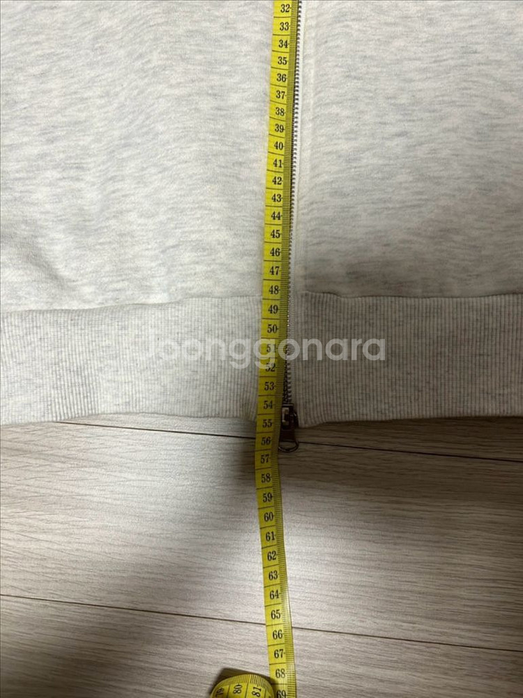 기모 크롭 집업 (새상품)--7