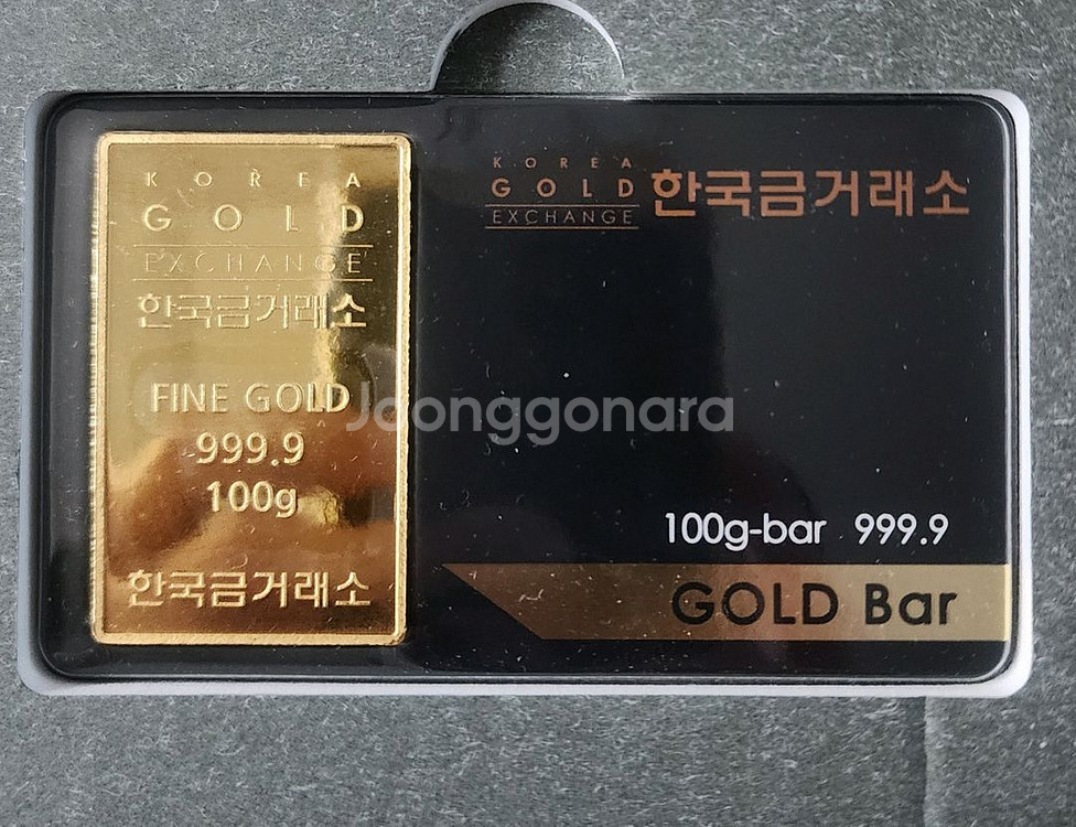 한국금거래소 골드바 100g--0