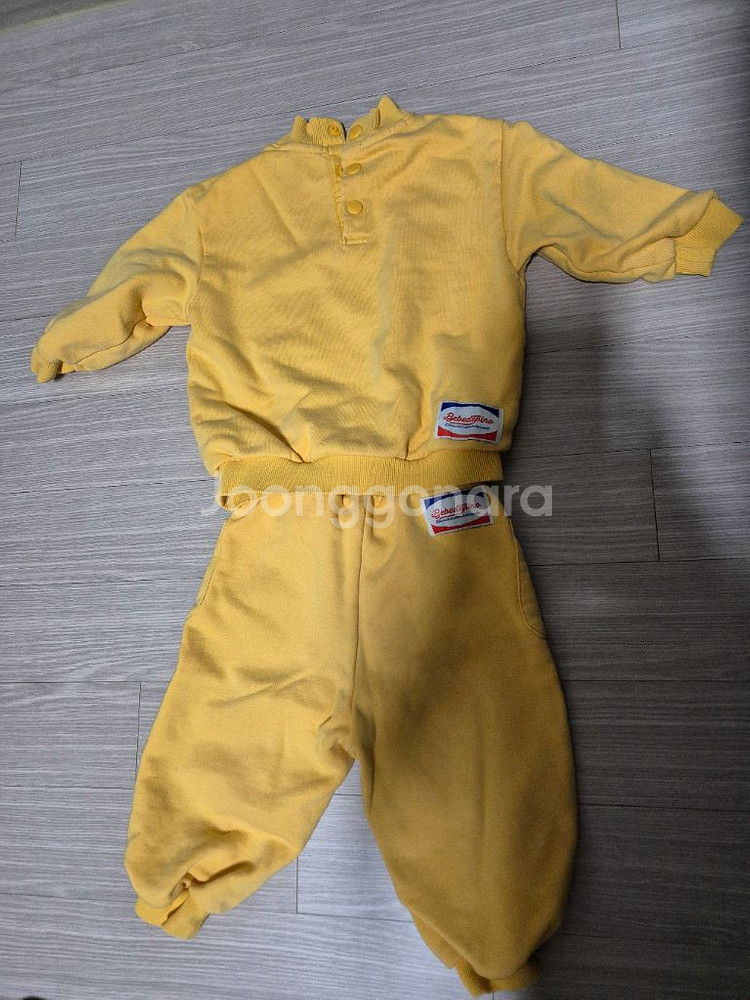 베베드피노 마틴 상,하의 셋업 100사이즈--1