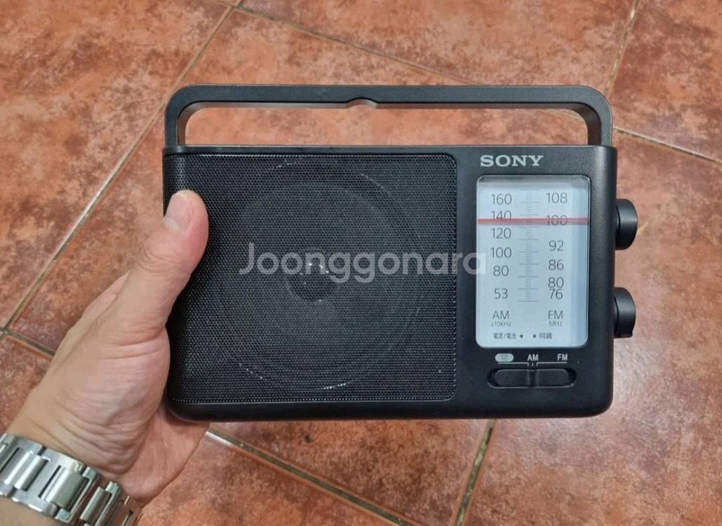 SONY 소니 레트로 AM/FM 라디오--5