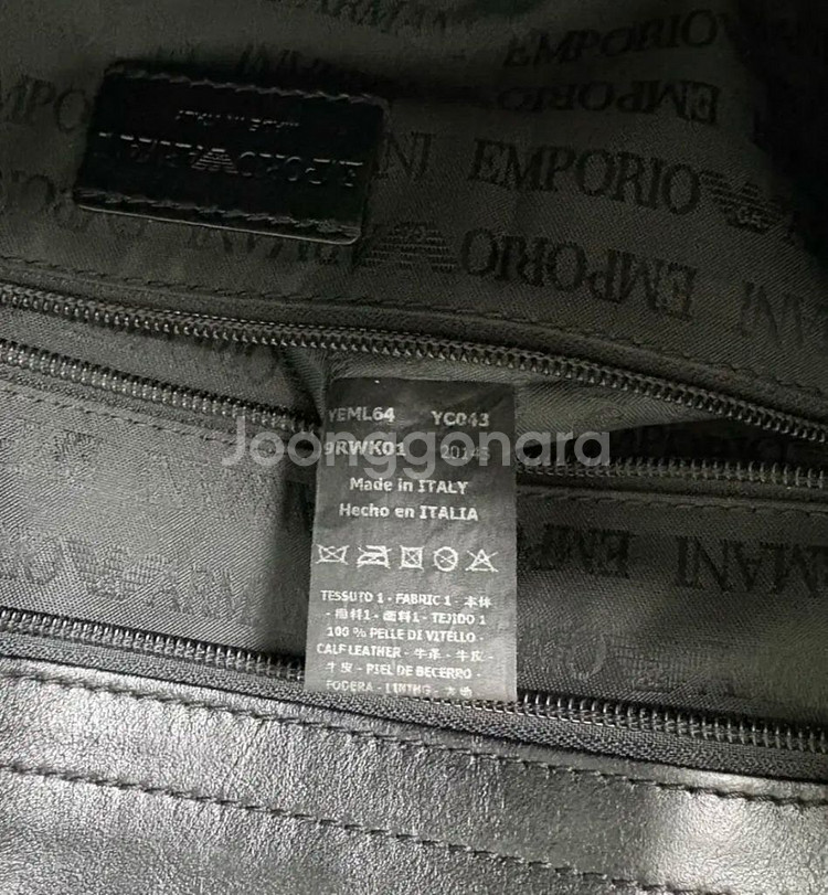 엠포리오 아르마니 빅토트백.올소가죽(블랙.매우가벼움--8