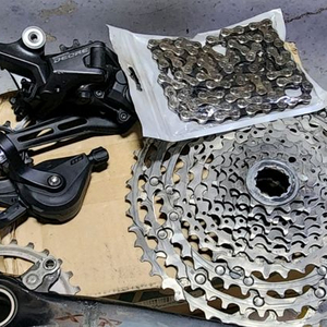 11단 데오레 구동계 4가지