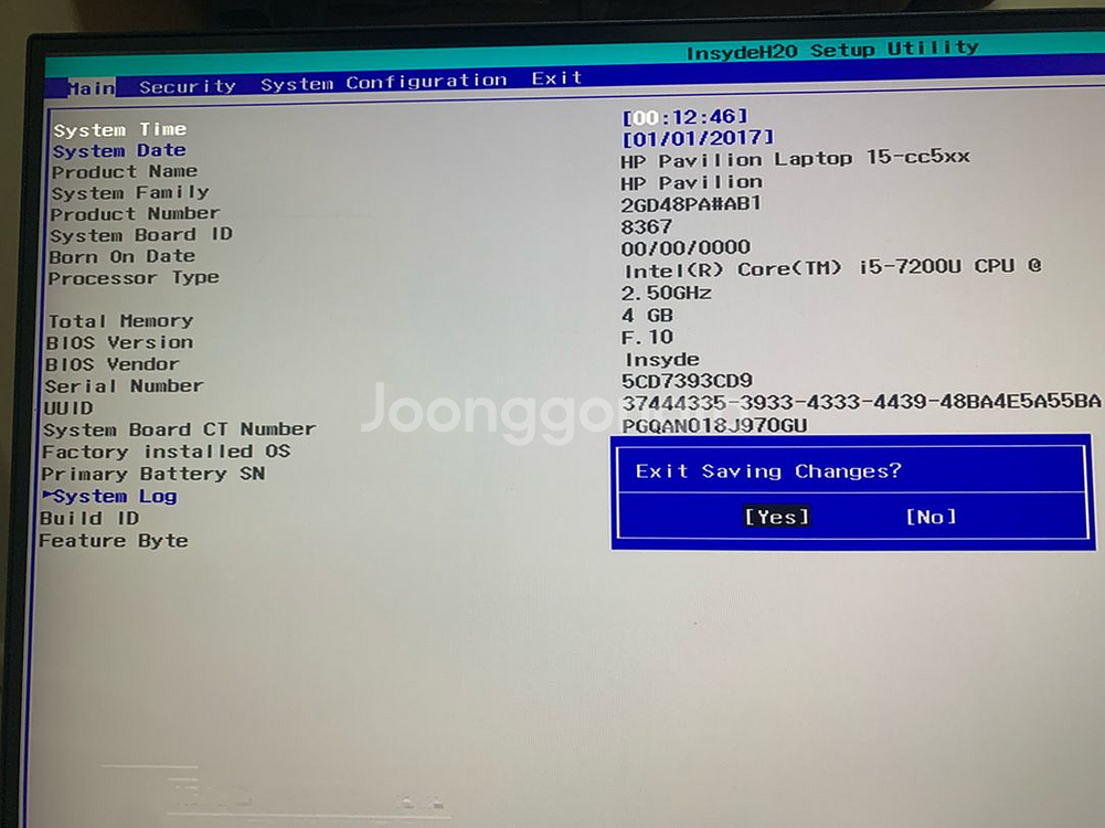 (부품용)HP 15 i5-7세대 판매--1