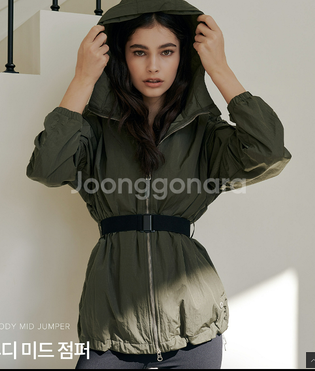 위뜨 후디 미드 점퍼--3