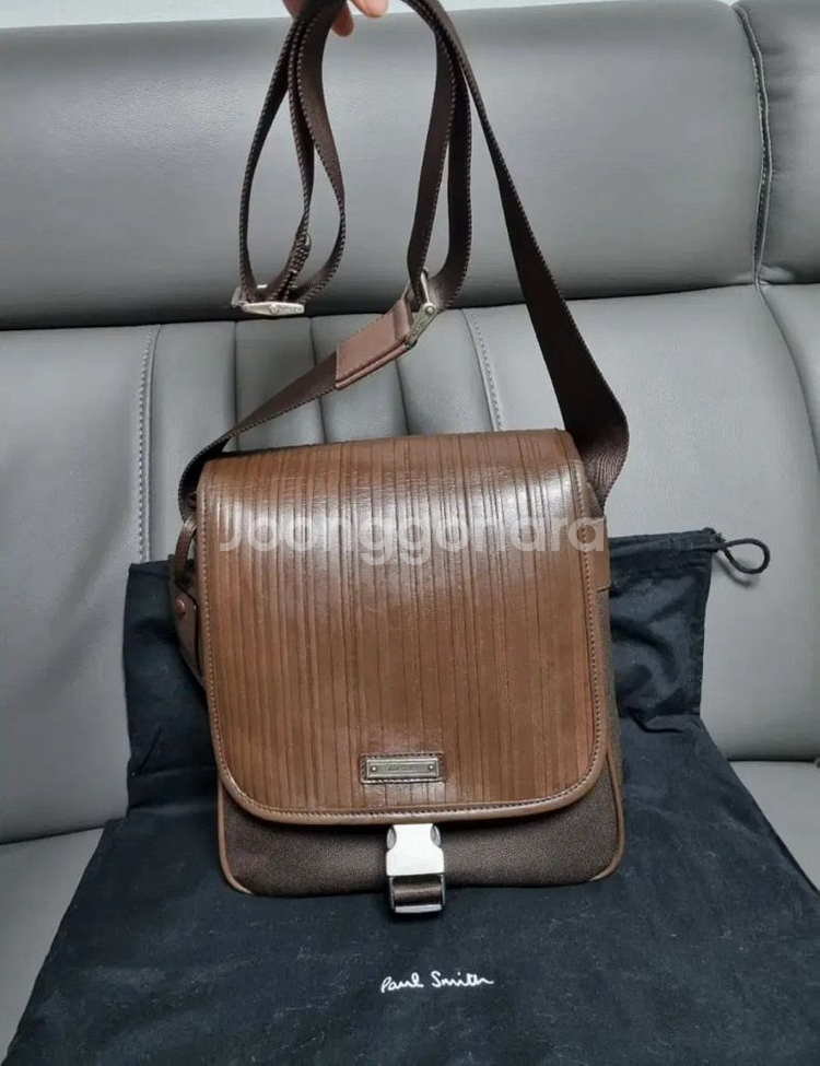 폴스미스 크로스백.메신저백(소가죽&나일론.상태깨끗좋음--0