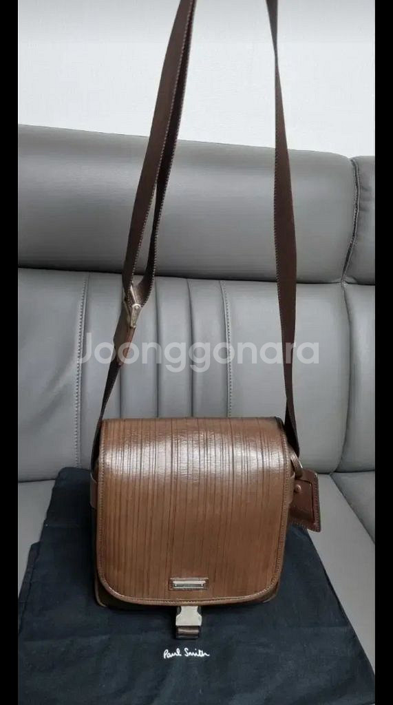 폴스미스 크로스백.메신저백(소가죽&나일론.상태깨끗좋음--1