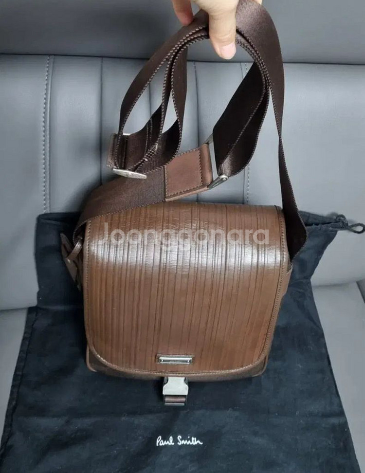 폴스미스 크로스백.메신저백(소가죽&나일론.상태깨끗좋음--2