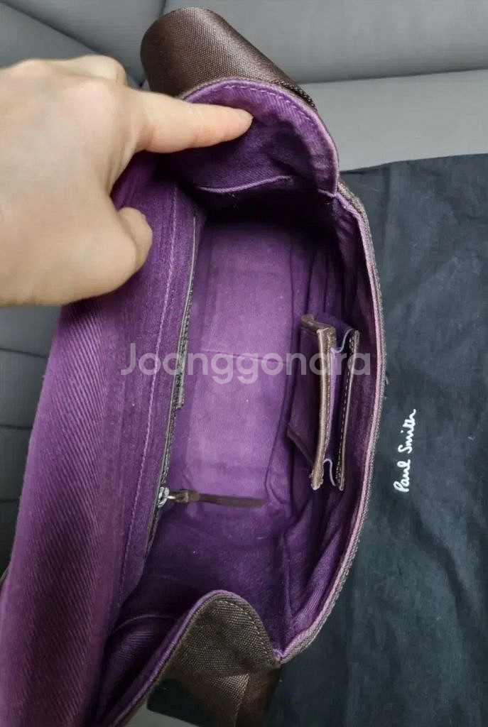 폴스미스 크로스백.메신저백(소가죽&나일론.상태깨끗좋음--8