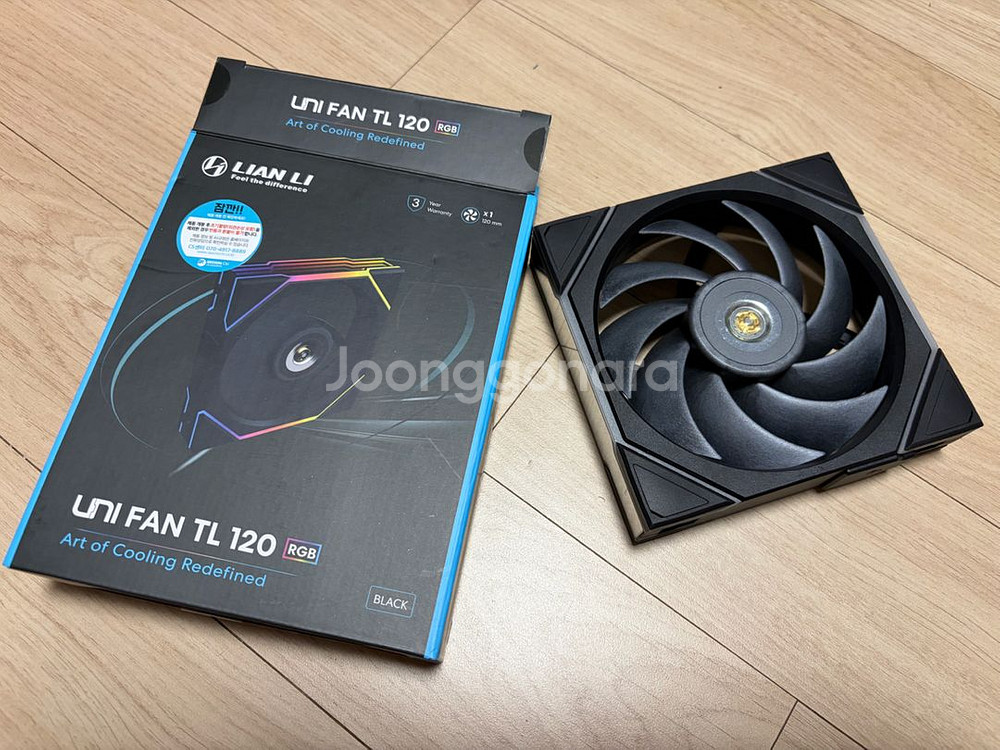 리안리 유니팬 TL120 블랙 (LCD X)--0