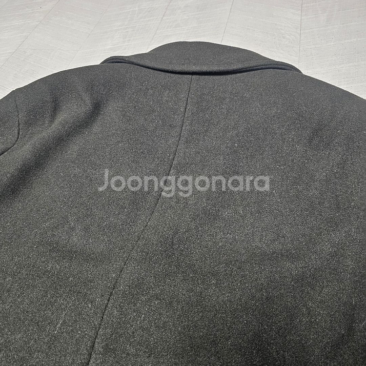 501- 버커루 더블브레스티드 울 코트 XL 올리브--2