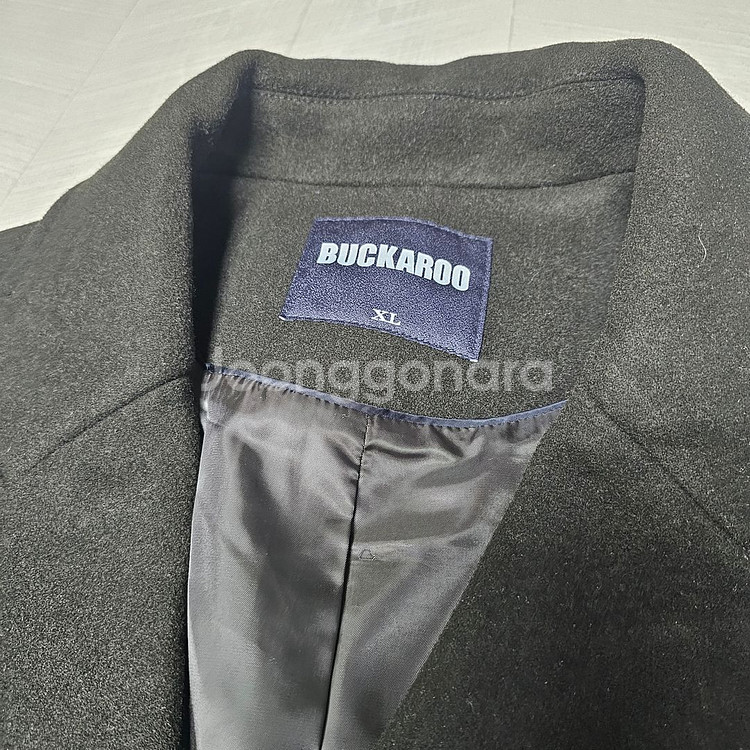 501- 버커루 더블브레스티드 울 코트 XL 올리브--6