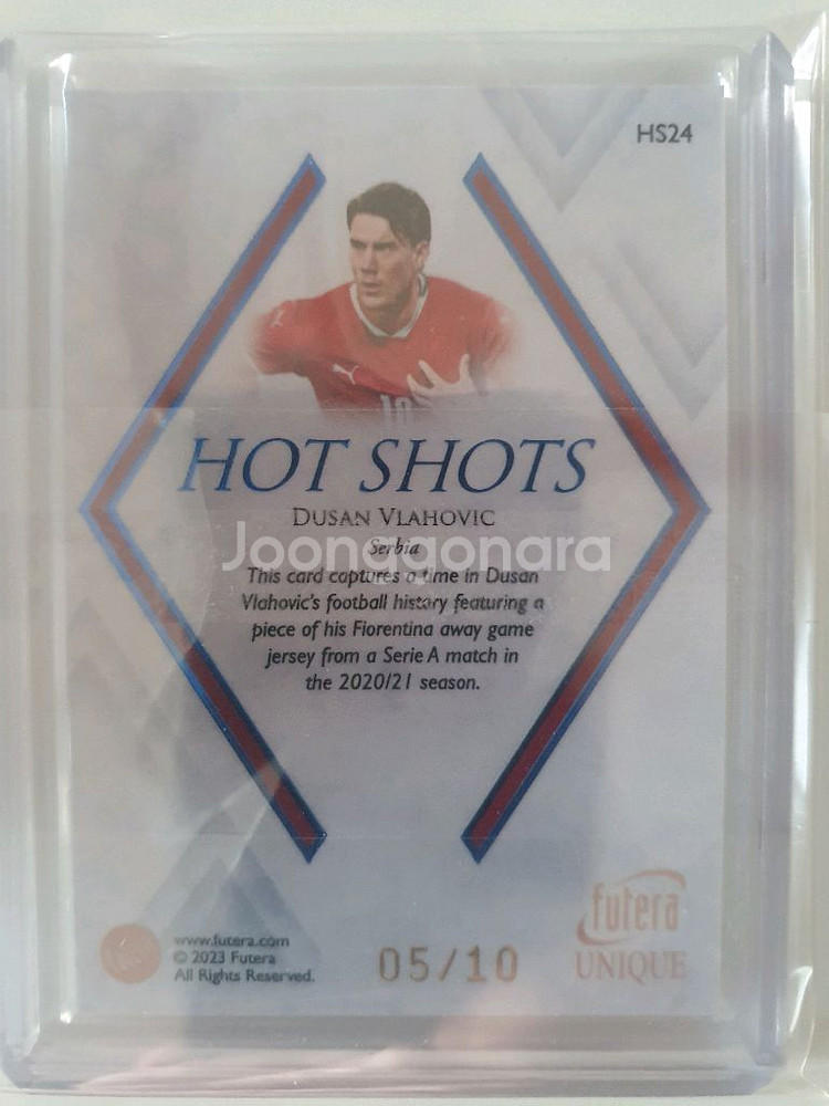 해외축구 퓨테라 블라호비치 10한정 저지카드--1